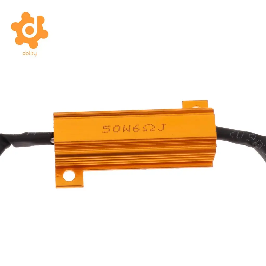 Baoblaze Pair 9005/HB3 LED Fog Light 50W 6Ohm Load Resistor Wiring Canceller Decoder
