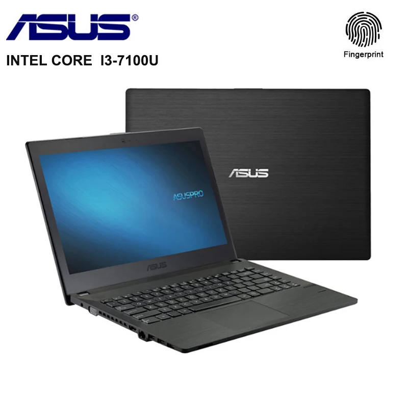 Ноутбук ASUS 14 0 &quotWindows 10 Pro Intel Core i3 7100U четырехъядерный 2 4 ГГц Гб ОЗУ 500 HDD отпечаток