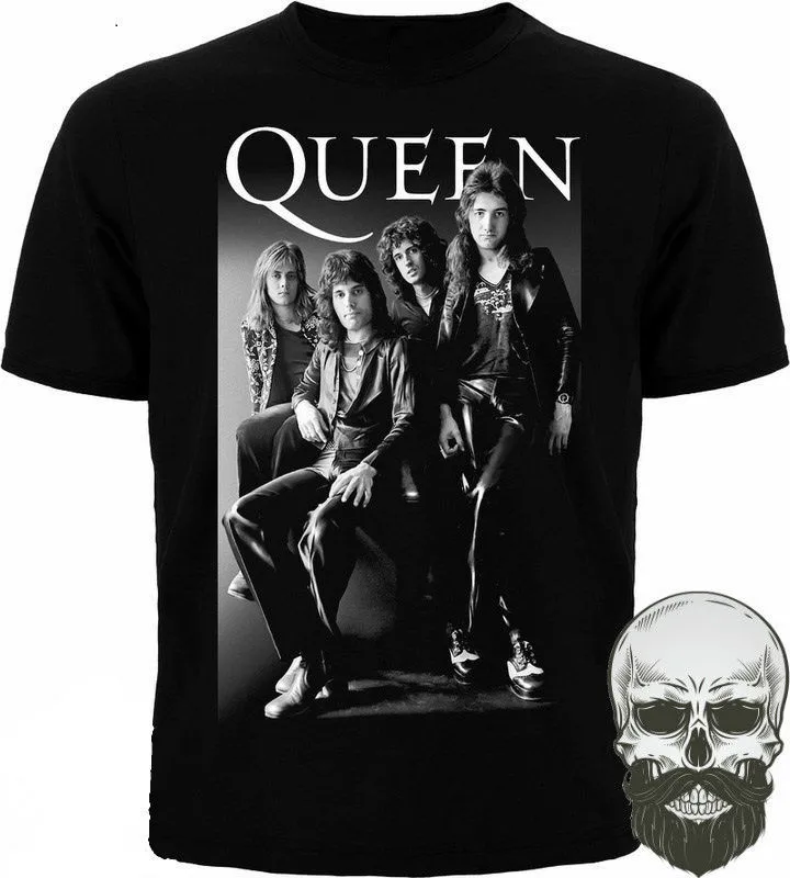 

T-shirt QUEEN New, different size. Silkscreen printing rock t-shirt Photo band!! Men T Shirt Free Shipping 2018 New Mens