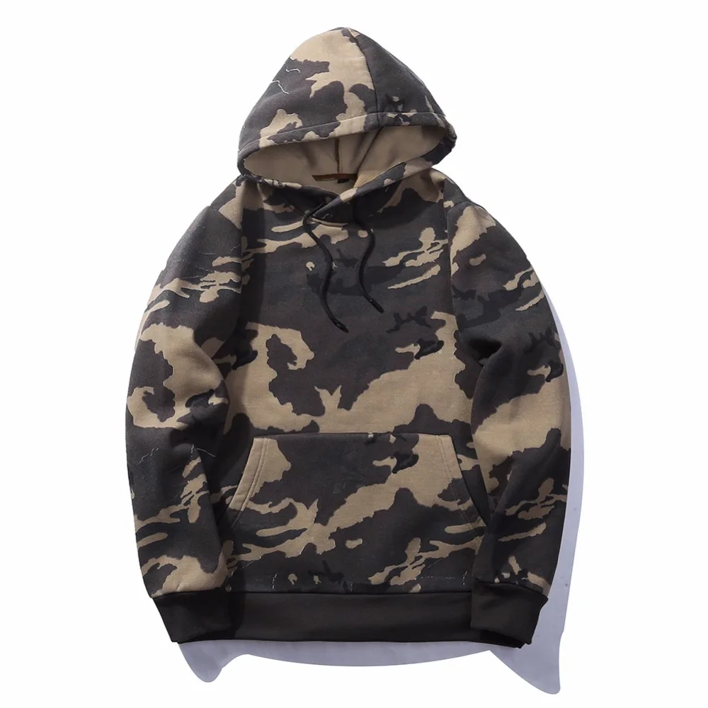 Camouflage Sweatshirt Men's Military Style Sweatshirts Hip Hop Hoodie Men 432#