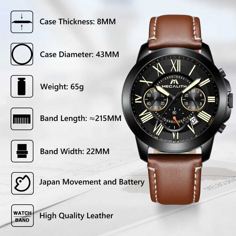 MEGALITH 2019 Top Brand Sport Waterproof Watch Men Quartz Wrist Watches Men Clock For Man Horloges Mannen All Watches 14.99$ MEGALITH 2019 Top Brand Sport Waterproof Watch Men Quartz Wrist Watches Men Clock For Man Horloges Mannen All Watches 14.99$
