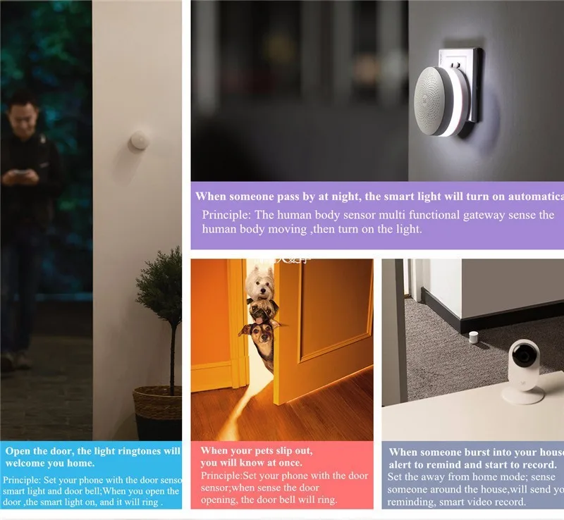 Xiaomi умный дом Комплект Mijia шлюз двери окна человеческого тела датчик беспроводной переключатель