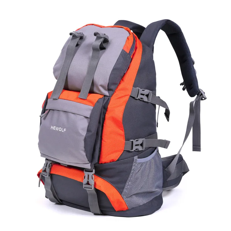 Hewolf Brands outdoor backpack mountaineering bag men and women shoulder bag waterproof backpack hiking camping 32L bag capacity Hewolf Brands outdoor backpack mountaineering bag men and women shoulder bag waterproof backpack hiking camping 32L bag capacity