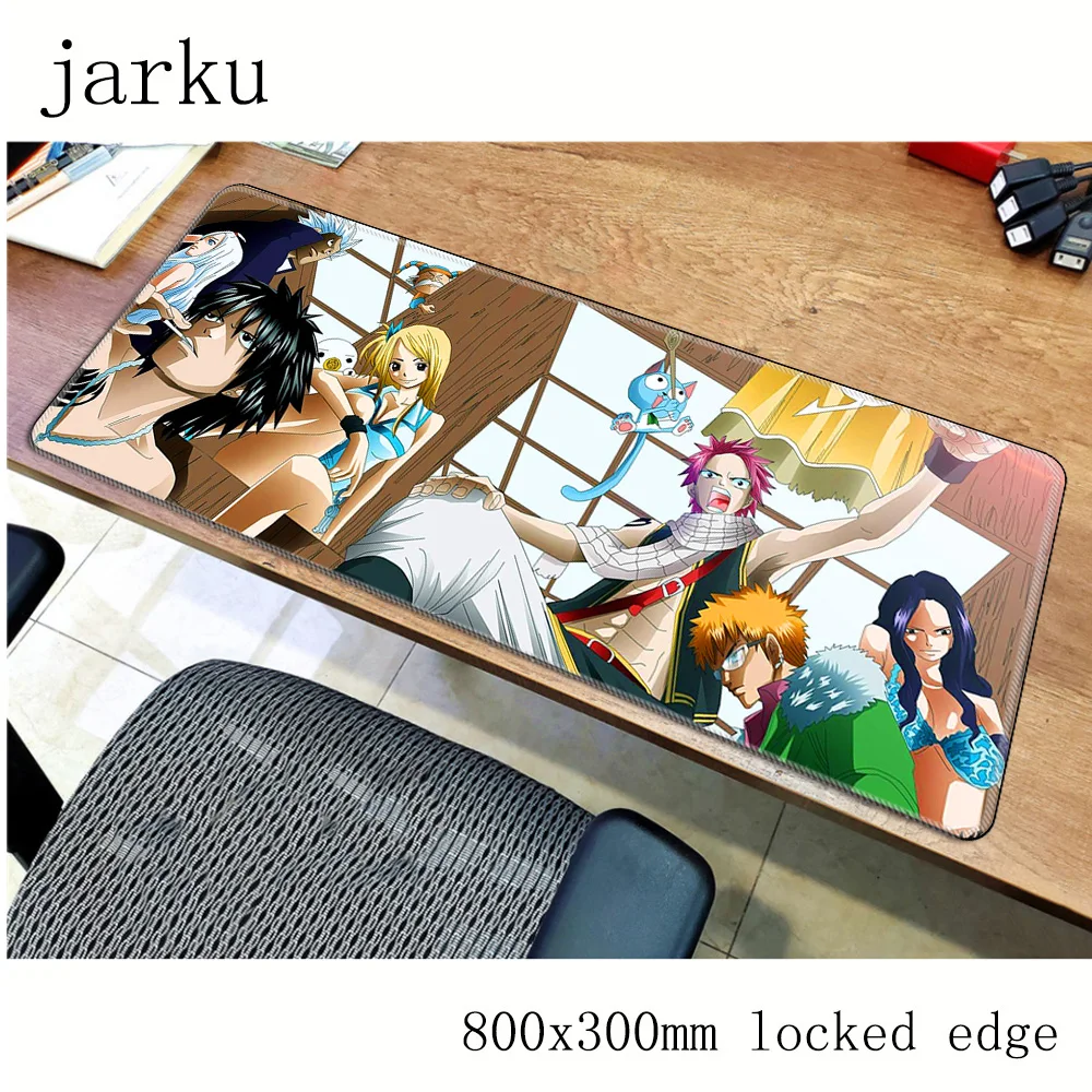 Коврик для мыши FAIRY TAIL gamer 800x300X3 мм игровой коврик Большой HD блокнот с рисунком
