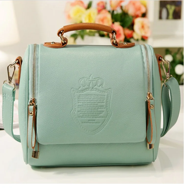 KEVTI Brand Leather women handbag 2017 Fashion casual female shoulder