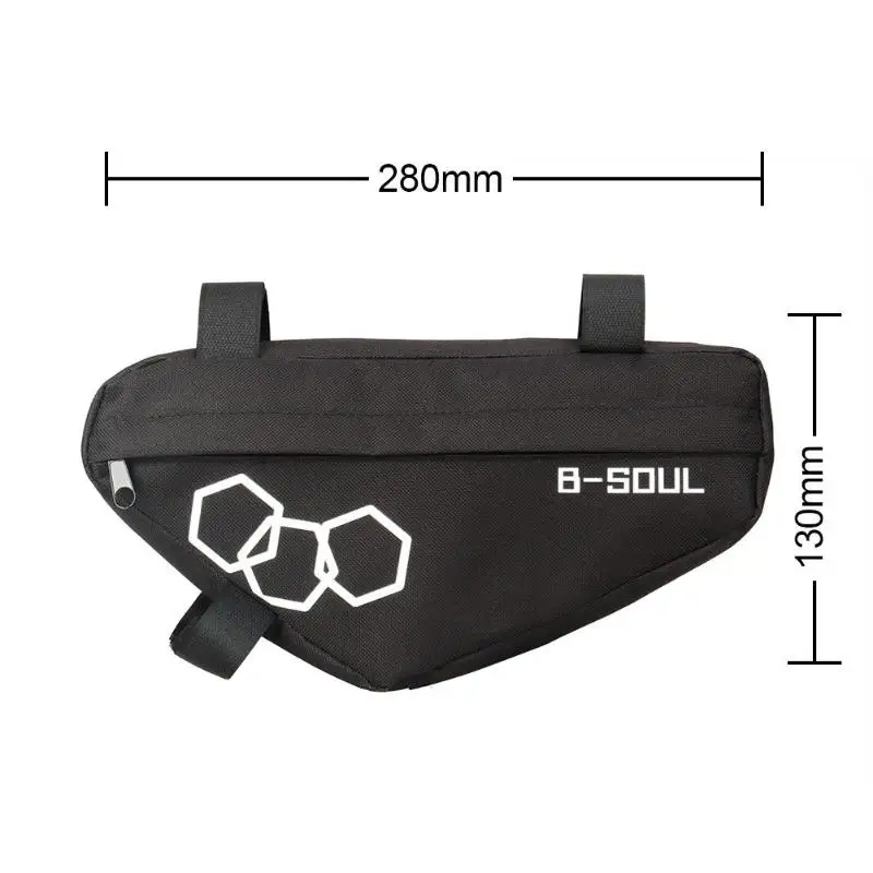 Perfect Polyester Front Tube Bicycle Triangle Bags Waterproof Bike Frame Bag Phone Saddle Strap-On Pouch Bicycle Accessories 20