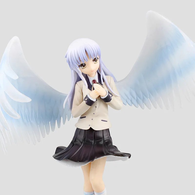 1/8, 21 см, новинка, аниме, Angel Beats, Tenshi Tachibana, Kanade, белые крылья ангела, школьная форма, Ver, ПВХ, коллекционная фигурка, кукла