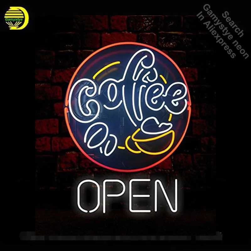 NEON SIGN For Coffee Neon Art Sign Open Light Custom Design Restaurant