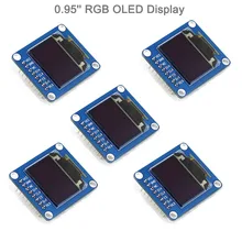 5 шт. 0,95 дюйм RGB 96X64 oled-дисплей модуль SSD1331 ЖК-экран панель 3,3 в-5 в для Arduino Raspberry Pi STEM32 FZ3326