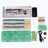 ECL-132 DIY Kit Blue Clock Screen Display Kits Electronic Suite With Patch Remote Control 132pcs 5mm LEDs Display Clock ► Photo 2/4