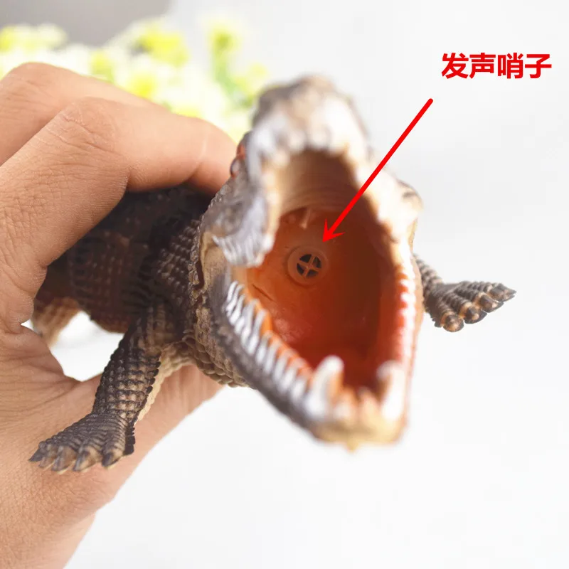 Simulation crocodile Rubber Toy Safari Garden Props Joke Prank Gift Novelty and Gag Playing Jokes Toys 30cm
