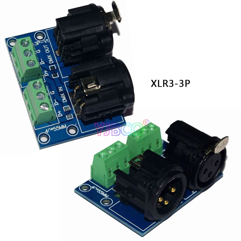 Клеммный адаптер, 5 ядер XLR на 3 ядра XLR, RJ45-3P, ADDR2, XLR5-3P использовать для CH светодиодный dmx512 диммер светодиодный декодер