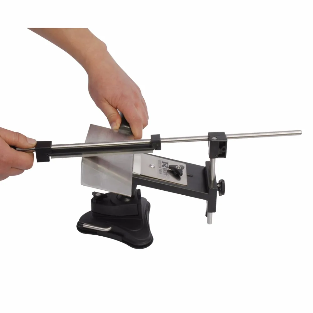 Модернизированная версия точилка для ножей с фиксированным углом профессиональная точилка для кухонных ножей система с 4 шлифовальными камнями кухонные инструменты