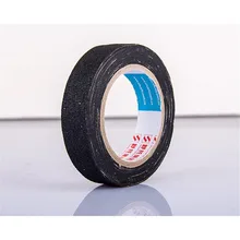 2016 New Black Flannel 15m Car Auto Wiring Harness Anti Rattle Self Adhesive Felt Tape