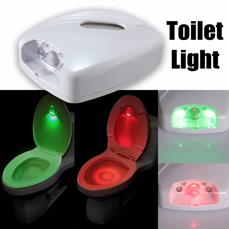 Jiguoor New arrive LED Human Motion Activated PIR Light Sensor Toilet