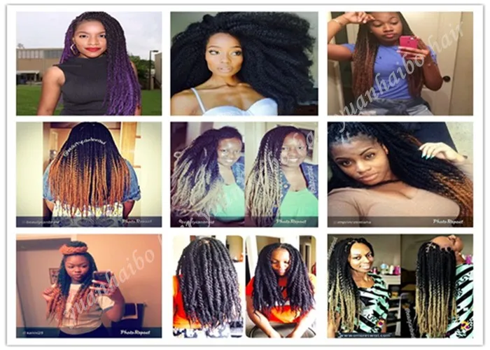 ombre marley braid