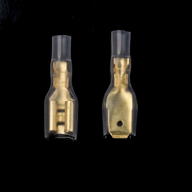 200PCS/100Pairs Female Male Spade Crimp Terminals Sleeve Wire Wrap Connector 4.8mm Wire Connector Kit 200PCS/100Pairs Female Male Spade Crimp Terminals Sleeve Wire Wrap Connector 4.8mm Wire Connector Kit