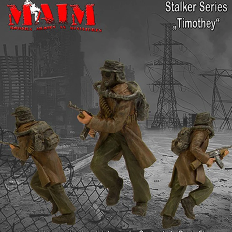 

1/35 Scale Unpainted Resin Figure Stalker Series Timothey collection figure