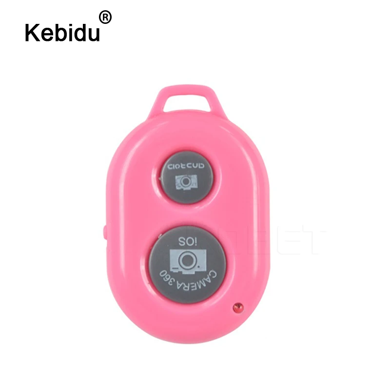 

kebidu Multi Color Wireless Bluetooth Self-Timer Shutter Release Camera Remote Controller for iPhone for Smart android Phone