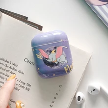 Модные беспроводные наушники, Жесткий Чехол, милый мультяшный Дамбо, Bluetooth, чехол для наушников для AirPods, зарядная коробка, аксессуары, чехол s Bag