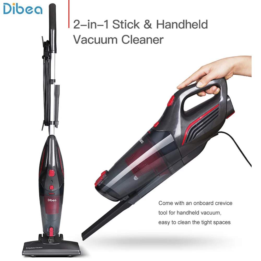 Dibea Corded Vacuum Cleaner with Handheld Dust Collector