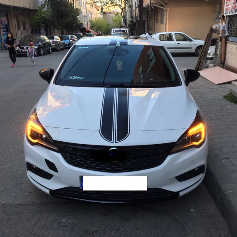 Виниловые графические наклейки на автомобиль 1 шт. 4 цвета двойная гоночная
