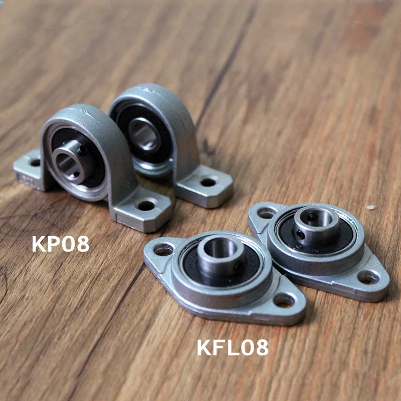 2 шт. KP08 или KFL08 диаметр отверстия 8 мм-подшипник-вставка подшипника-вал ролика-материал цинковый сплав