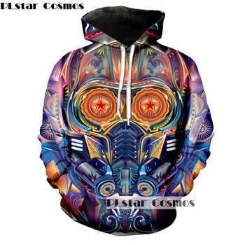 

PLstar Cosmos 2018 Hip-Hop personality Movies Star Wars Character Print 3D hoodies Men Woman unisex Cool Coat tops 5XL
