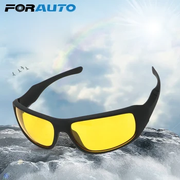

FORAUTO Motorcycle Glasses Night Vision Goggles Night Driving Glasses Wind Resistant For Men and Women Outdoor Sports Riding