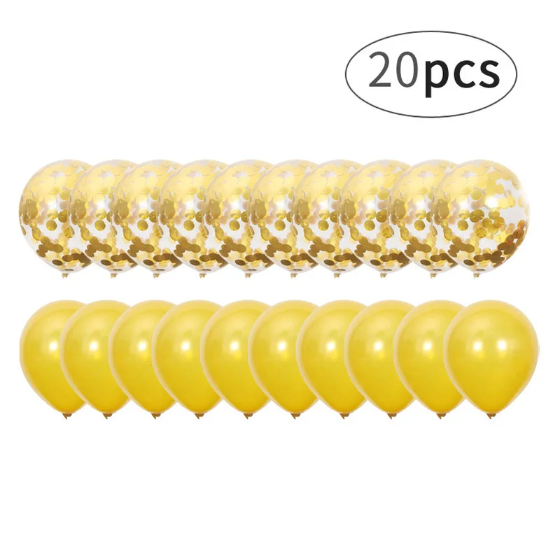 

20 Pcs Birthday Balloons 12inch Latex Helium Balloon Thickening Pearl Party Balloon Party Ball Kids Child Toy Wedding Ballons