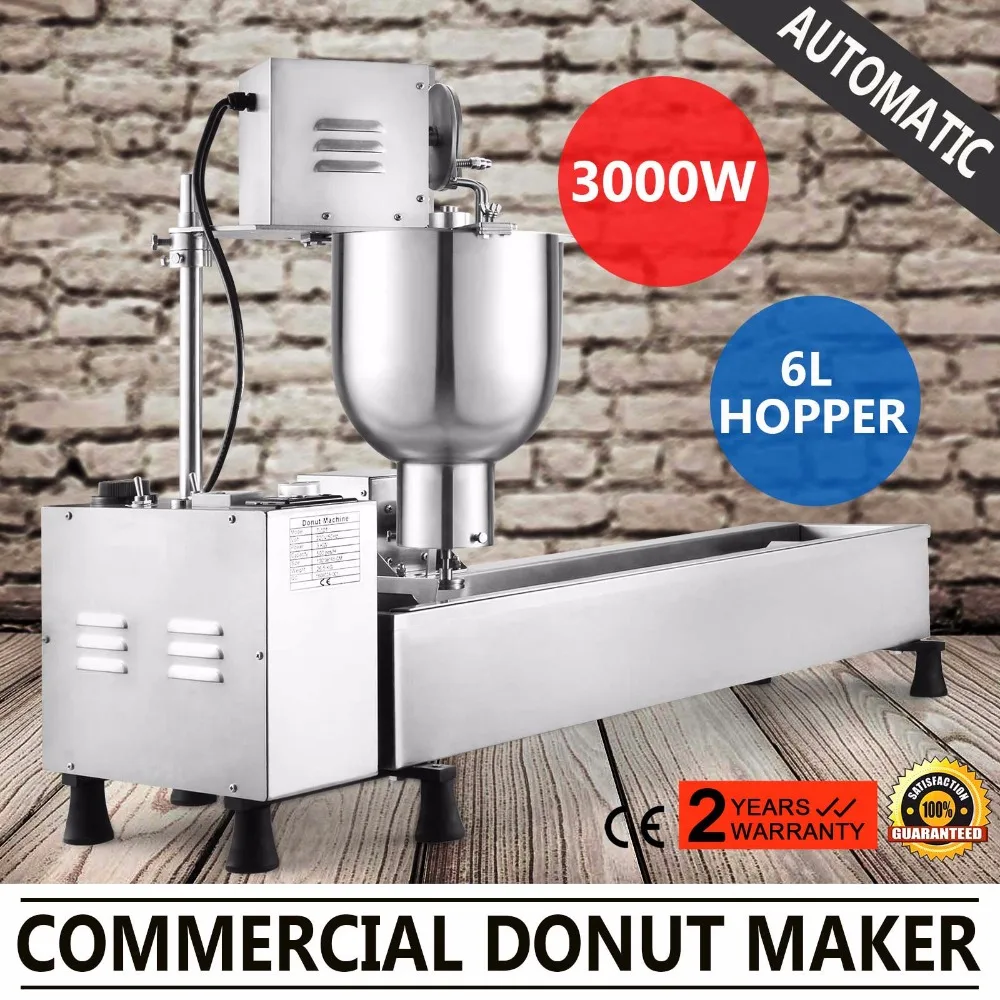 AUTOMATIC DONUT MAKER MAKING MACHINE MINI DONUTS ADJUSTABLE 3 SETS MOLD