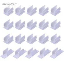 10 шт./компл. простой стиль Ручка Зажим ручка пластиковый клипсовый держатель школьные офисные принадлежности