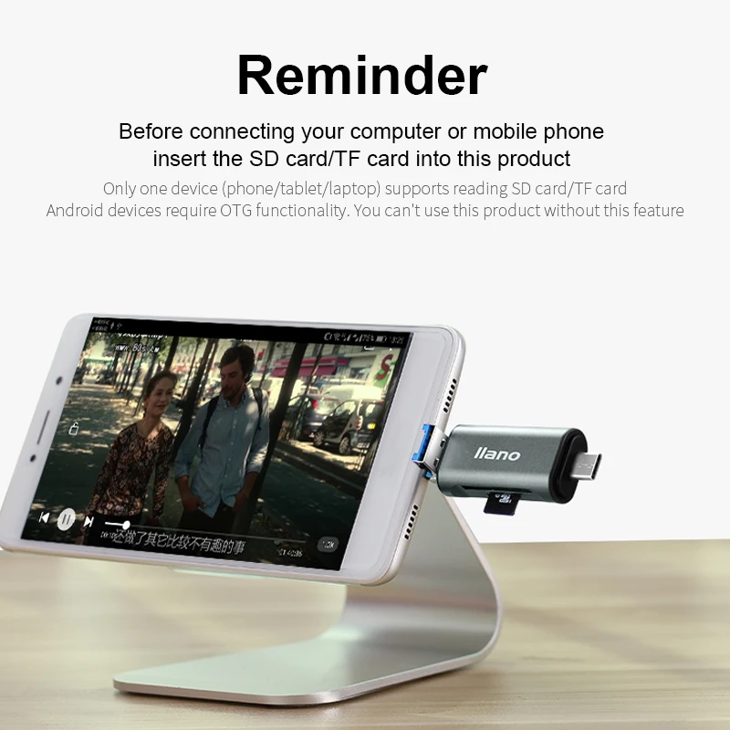 Llano 7 в 1 USB 3 0 считыватель смарт карт флэш мульти памяти для TF/SD/MS/CF 4 карты чтения и