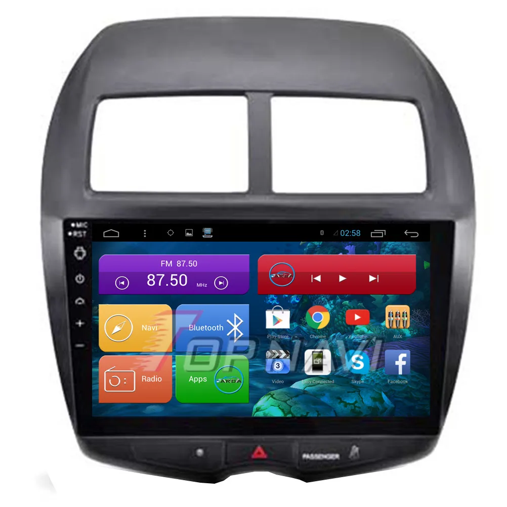 10 2inch Quad Core Android 6 0 Car GPS for Mitsubishi ASX 2010 2011 2012 2013