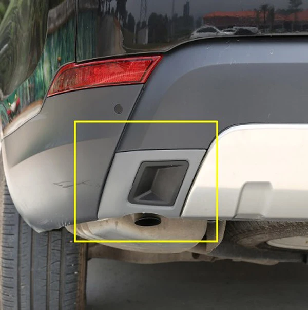 

ABS Plastic Car Tail Exhaust Cover Trim For Land Rover Discovery 5 LR5 L462 S SE HSE Version 2017 2018 Car Replacement Parts
