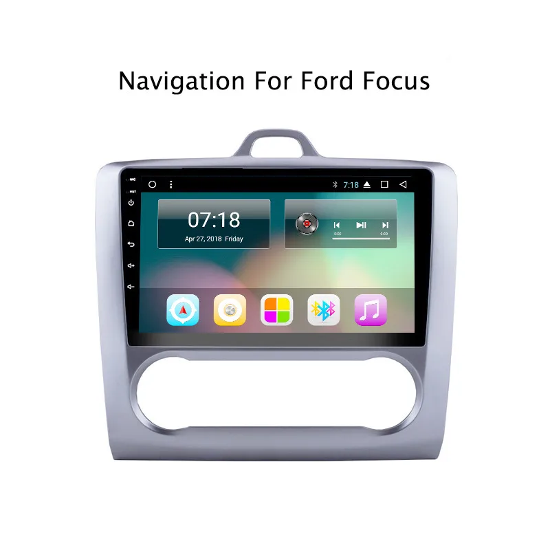 NaviTopia 2G RAM 32G ROM Android 7 1/8 1 Автомобильный мультимедийный аудио для Ford Focus 2014-2006 на gps