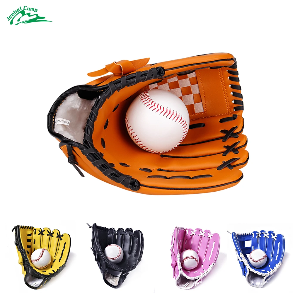 

Jeebel Child Baseball Glove 10.5"Softball Outdoor Team Sports Left Hand Baseball Practice Equipment Pitcher Catcher Shortstop