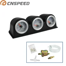 CNSPEED 52 мм тройной турбонаддув датчик температуры воды датчик давления масла Датчик температуры воды авто автомобильный манометр YC100650