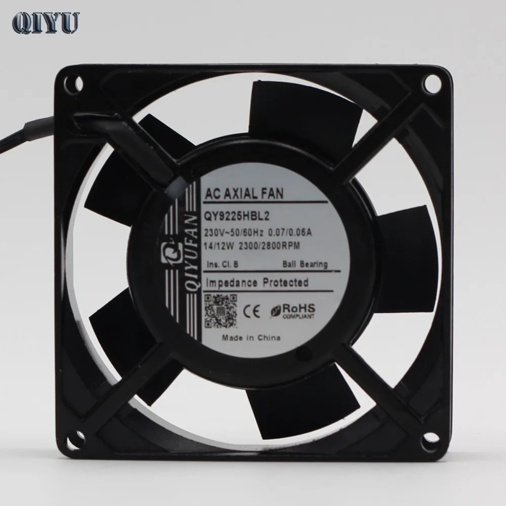 AC 220V 9 см осевой Вентилятор промышленный вентилятор QY9225HBL2 воздуходувка 92*92*25 мм