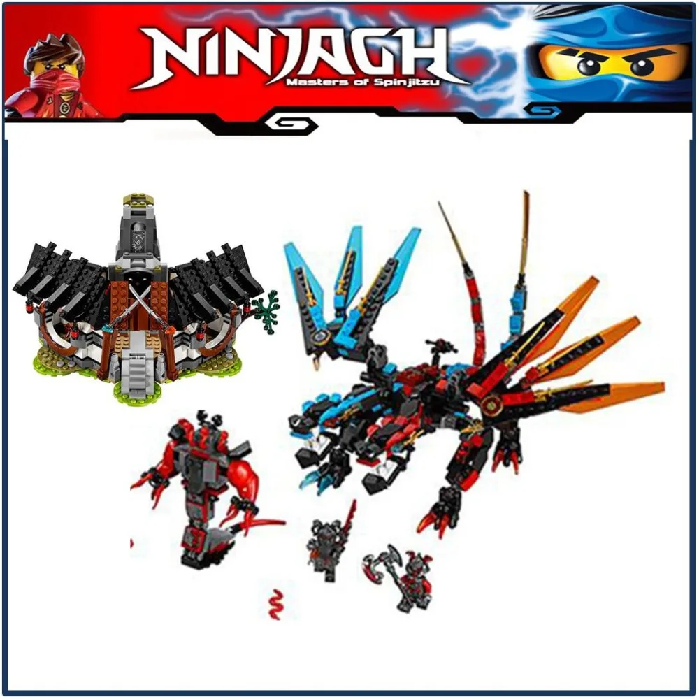 

Dragon's Forge 70627 Building Blocks Model Toys 10548 06041 Compatible legoing Ninja Brick Set