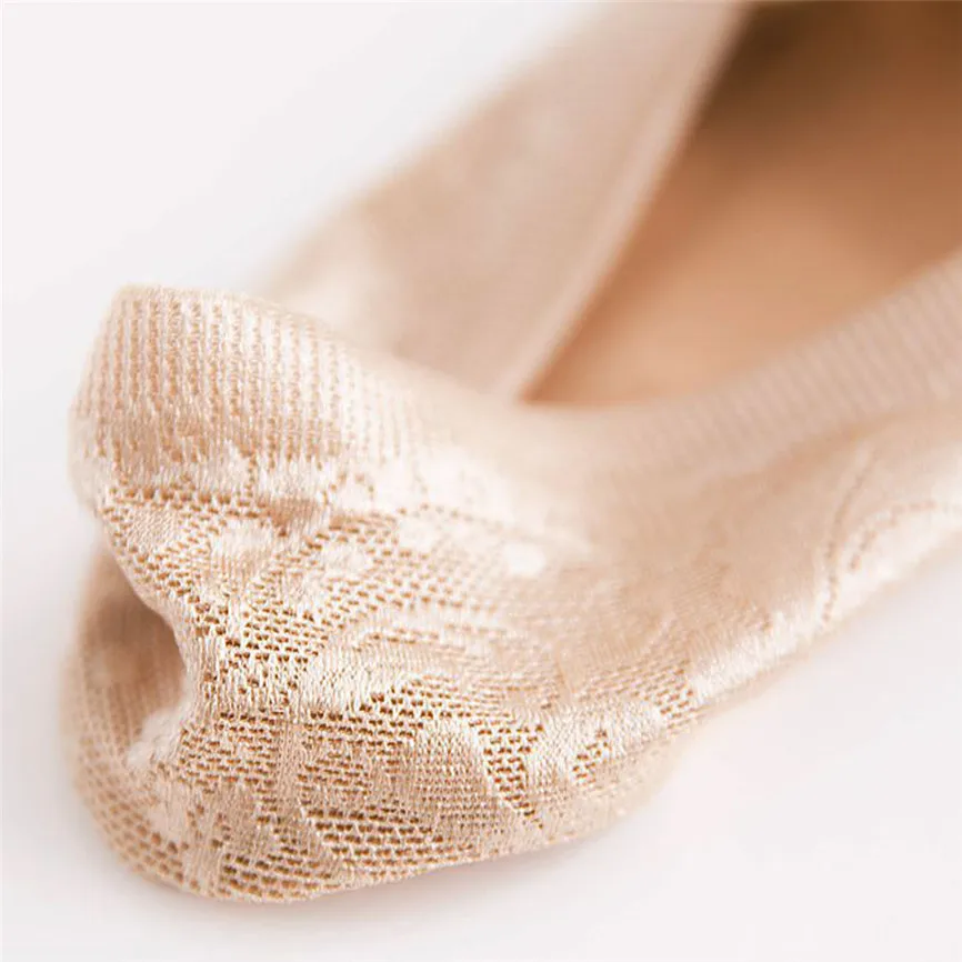 SAGAC носки женские хлопковые кружевные невидимое нескользящее покрытие носки эластичные удобные женские летние весенние короткие носки до лодыжки с низким вырезом* 19