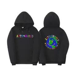 Трэвис Скотт Astroworld WISH YOU WERE HERE толстовки Мода Письмо печати балахон Уличная Мужчины и женщины пуловер Толстовка