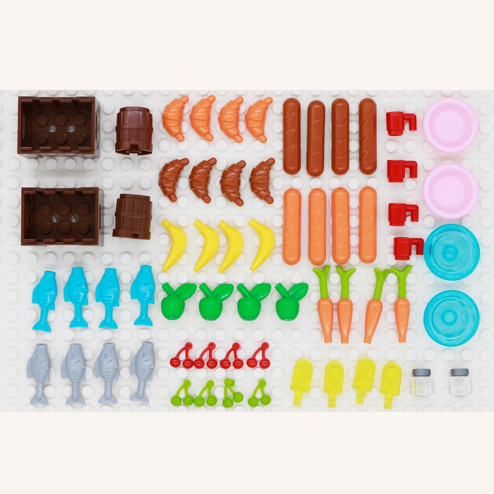 compatible legoed food drinks
