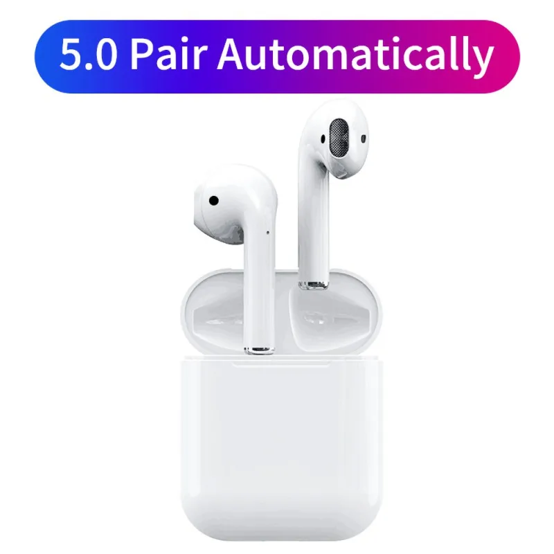 

True Touch i7 TWS Wireless Bluetooth 5.0 Sports Earphones Magnetic Charging Box For iPhone XS S10 Huawei P30