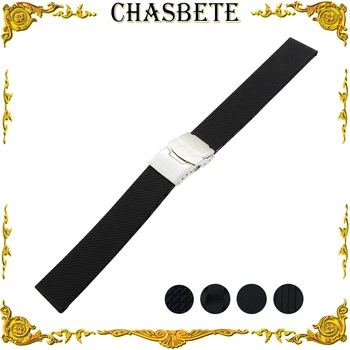 

18mm 20mm 22mm Silicone Rubber Watch Band for Timex Weekender Expedion Men Women Strap Wrist Loop Belt Bracelet Black + Tool