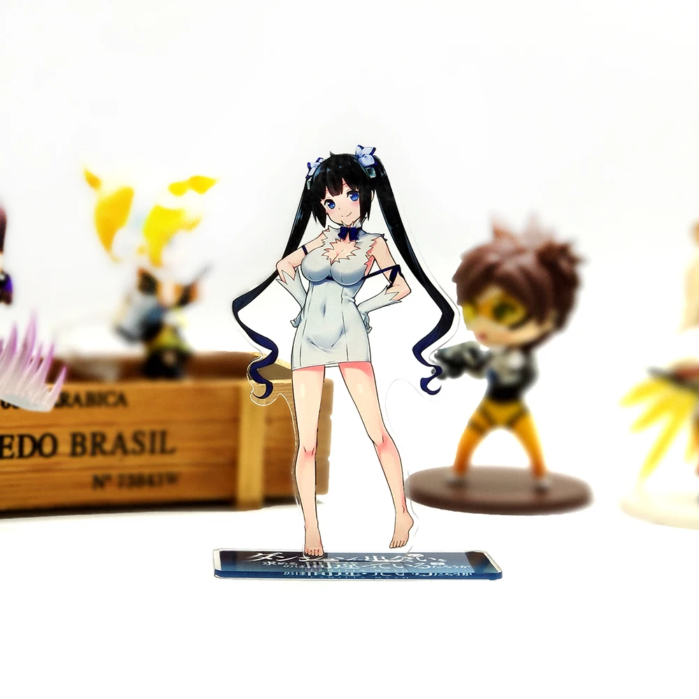 

Is It Wrong to Try to Pick Up Girls in a Dungeon Hestia acrylic stand figure model plate holder cake topper anime Japanese cool