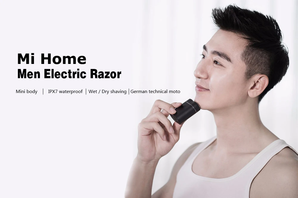 Оригинальные Xiaomi Mijia zhibay домашние электробритвы для мужчин водонепроницаемые влажные сухие бритвенные лезвия с двойным кольцом перезаряжаемая бритва с USB