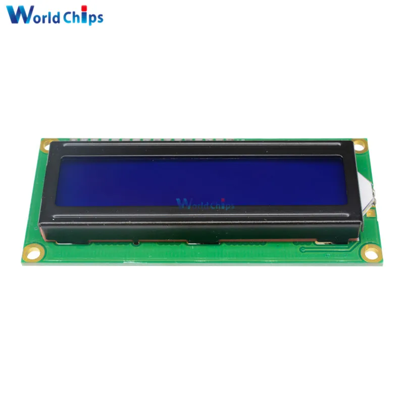 10 шт. LCD 1602 Модуль ЖКД синий/желто зеленый экран 16x2 персональный ЖК дисплей PCF8574T