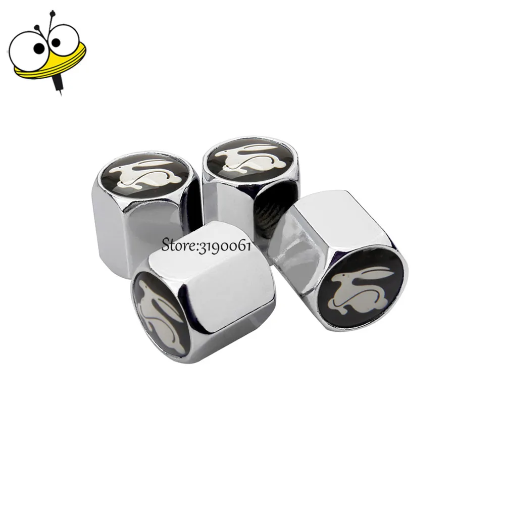

Car Styling Wheel Caps Tire Valve Stem Caps For Rabbit Logo For VW GTI Polo Golf Passat Bora Caddy Sedan Touareg Magotan Lamando