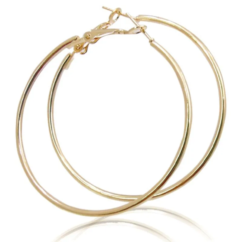 Hoop Earrings New Fashion Geometric Hollow Circle For Women Girls Gift